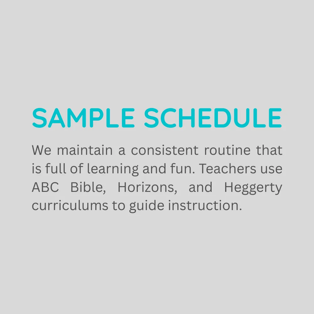 Kids Day Out classroom