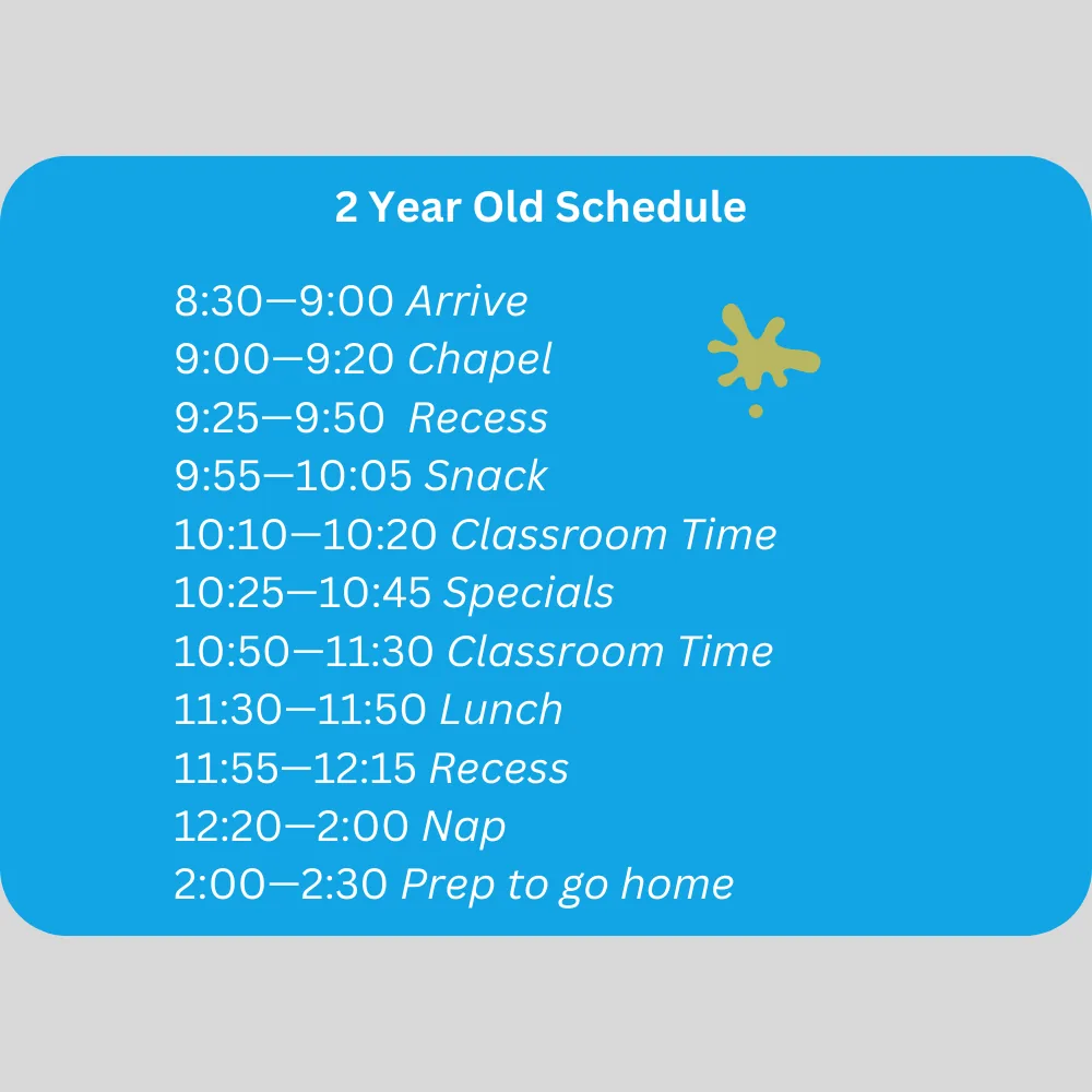 Kids Day Out classroom